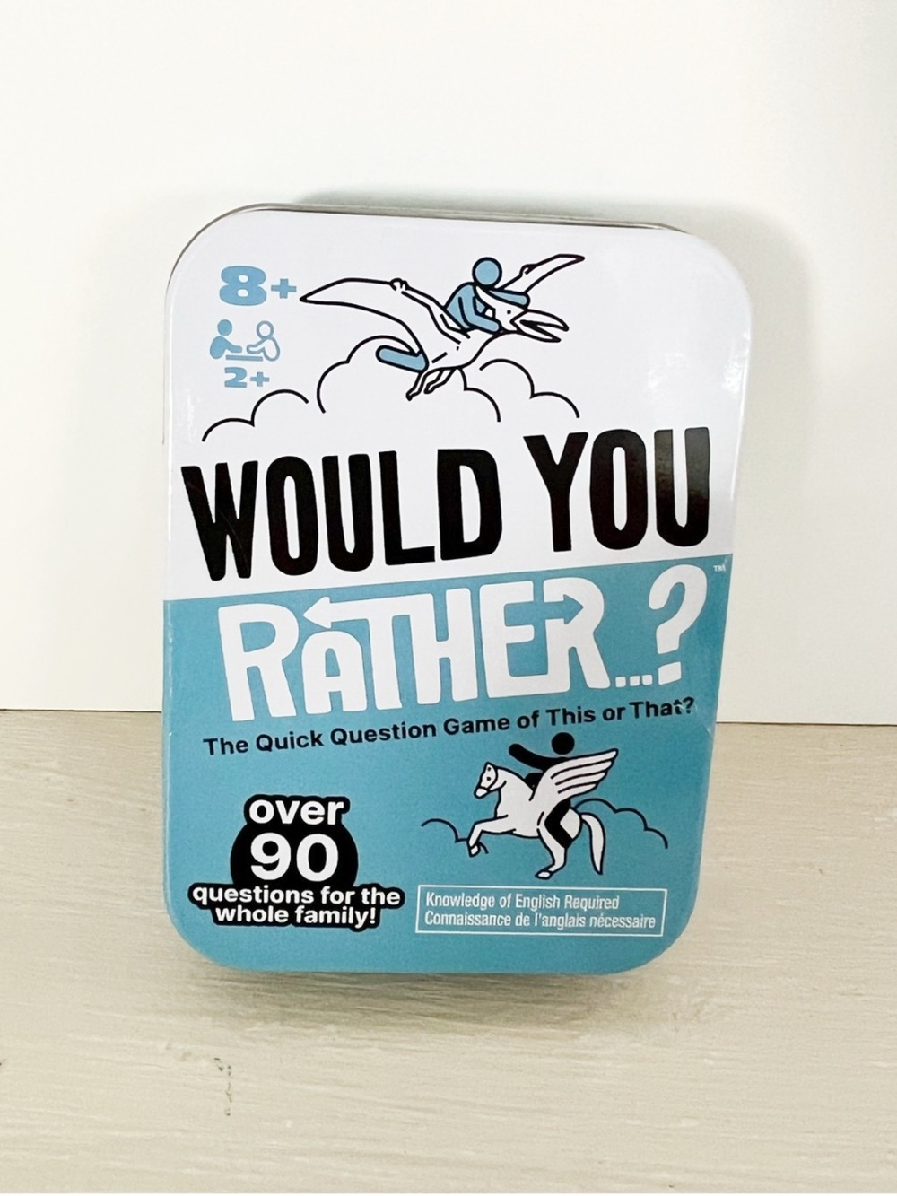 Would You Rather? Quick Question Game Spin Master Tin New Sealed Family Game